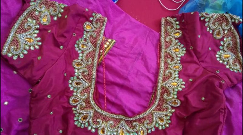 MAGGAM WORK BLOUSE DESIGNS New Model