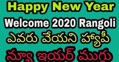 happy new year muggulu 2020 || happy new year rangoli designs