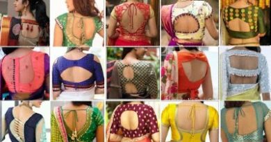 Latest blouse back neck design ideas for sarees and lehenga