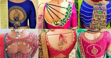 Bridal blouse Back Neck Designs For Silk Saree