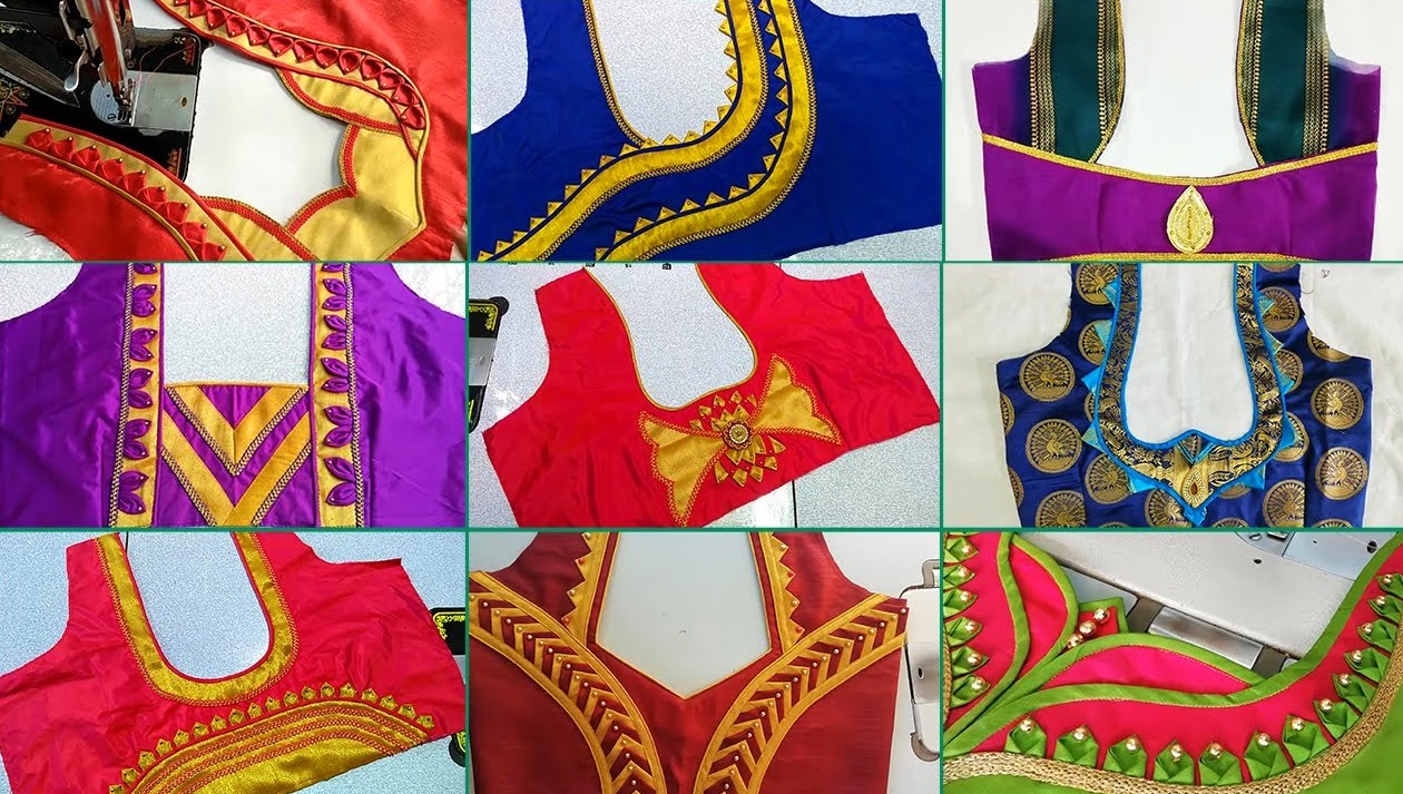 Designer Blouse Back Neck Design 