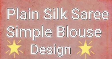 Latest Simple Blouse Back Neck Designs | Blouse Designs