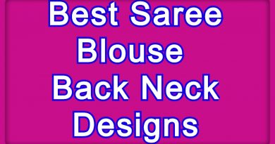 Trendy Blouse Back Neck Designs – Blouse Designs