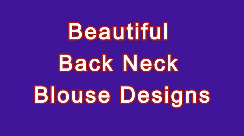 Beautiful blouse designs pattern new – Blouse Designs