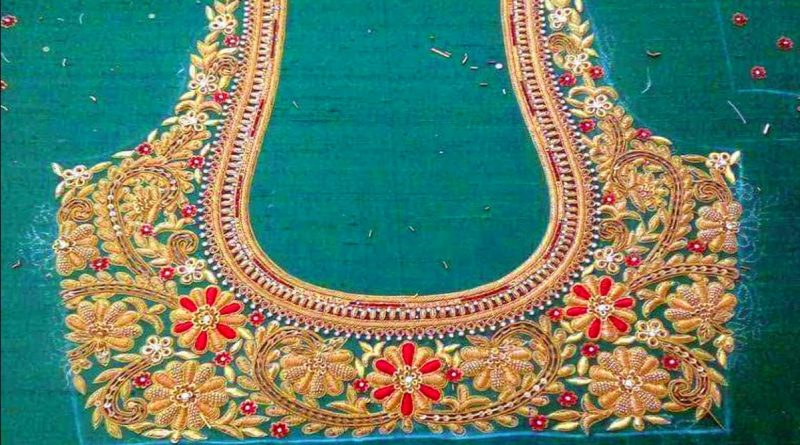 New Maggam Work Blouse Neck Designs  | Hand Embroidery Designs – Blouse Designs