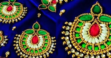 Maggam work Blouse design with Beads Stitch – Blouse Designs