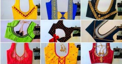 Latest blouse designs back side| Patch Work Blouse design  – Blouse Designs