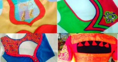 Patch work blouses for silk sarees || silk saree blouse designs – Blouse Designs