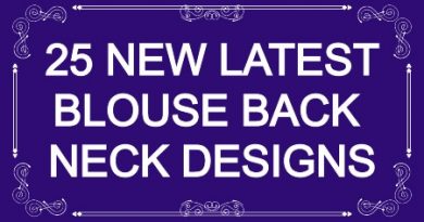 Latest 25 New Blouse Back Neck Designs – Blouse Designs