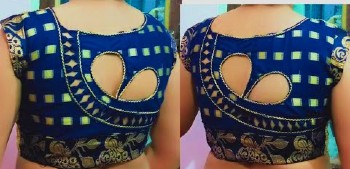 Beautiful New Designer Blouse Back Neck Cutting and Stitching – Blouse Designs