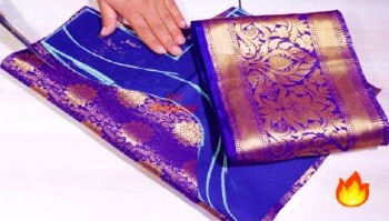 Paithani Saree Blouse Back Neck Design Cutting and Stitching – Blouse Designs