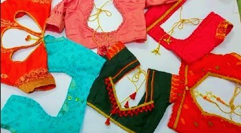 Latest Blouse Designs With Patch Work – Blouse Designs
