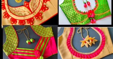 Latest New Model Designer Blouse Back Neck Cutting and Stitching – Blouse Designs