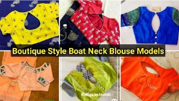 Boutique Style Blouse Neck Models – Blouse Designs