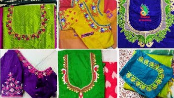 Latest Computer Embroidery Blouse Designs – Blouse Designs
