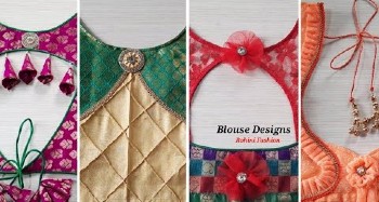 New Designer Gala Blouse Back Neck Designs – Blouse Designs