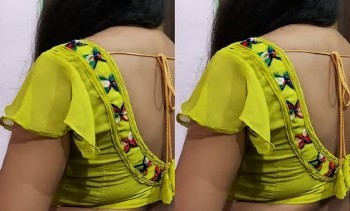 Umbrella Sleeve Designs Cutting and Stitching – Blouse Designs
