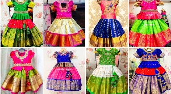 Children's pattu blouse on sale designs