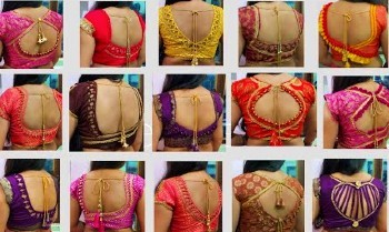 Very Beautiful New Latest Back Neck Images – Blouse Designs
