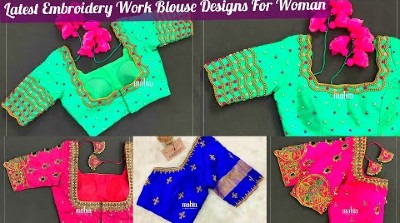 Embroidery Designer Work Blouse Designs – Maggam Work