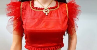 Frill Neck Blouse Design Cutting and Stitching For Blouses – Blouse Designs