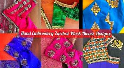 Latest Hand Embroidery Blouse Designs  – Blouse Designs