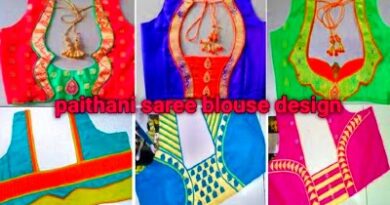 New Model Paithani Saree Blouse Back Neck Designs – Blouse Designs
