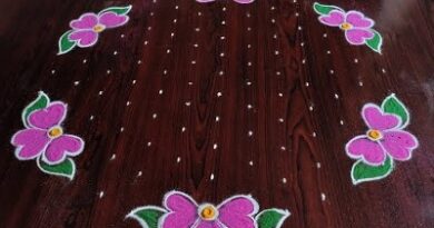 13 – 7 Dots Sankranti Chukkala Muggulu Color Muggulu – Rangoli Designs