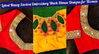 Latest Heavy Zardosi  Work Blouse Designs – Blouse Designs