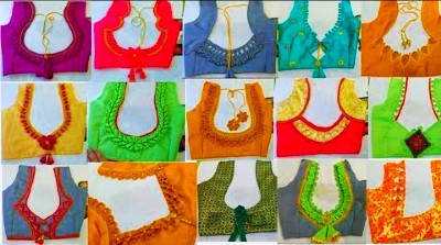 New Blouse Back Neck Designs / Patch Work Blouse Designs – Blouse Designs