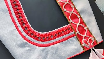 New Model Pattu Saree Blouse Cutting and Stitching – Blouse Designs