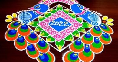 Stunning New Year Peacock Rangoli Kolam Designs – Rangoli Designs