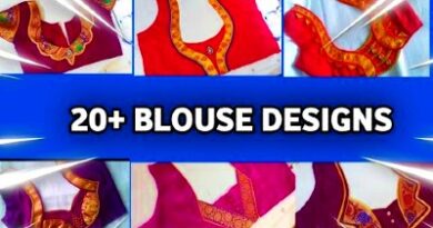 20 + New Designer Patch Work Blouse Designs