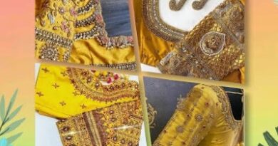 New Amazing Yellow Color Blouse Designs