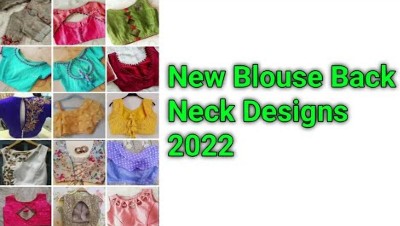 New Designer 2022 Back Neck Blouse Designs