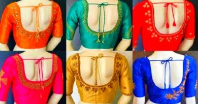 New Simple Aari Work Blouse Designs