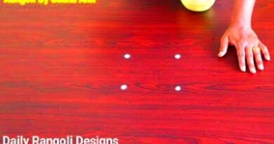 Beautiful Simple Cute 2 – 2 Dots Muggulu Designs