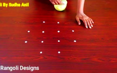 New 4 – 2 – 2 Dots Traditional Rangoli Designs