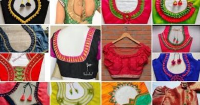 New Blouse Back Neck Designs Patch Work Blouse Designs