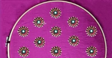 New Butta Designs For Pink Colour Blouse Maggam Work Blouses