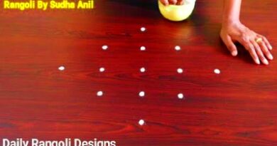 Very Easy Creative 5 – 1 Dots Rangoli Designs