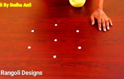 Very Very Simple 3 – 2 Dots New Rangoli Designs
