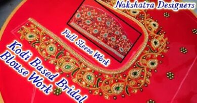 Latest Super Aari Work Bridal Blouse Designs