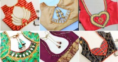 New 101 Silk Saree Blouse Back Neck Designs