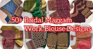 New Stunning Latest Bridal Designer  Maggam Work Blouse Designs