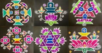 New Top Rangoli Designs With Beautiful Colours