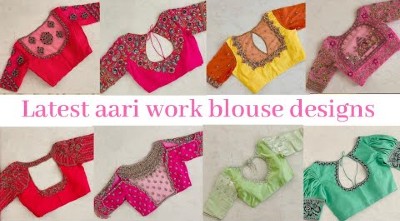 Simple Latest Aari Work Blouse Designs Designer