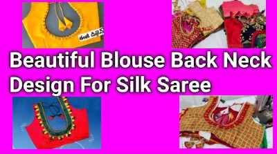 Beautiful Silk Pattu Blouse Designs
