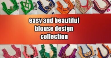 New Beautiful Back Neck Blouse Collections