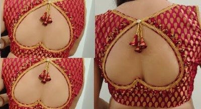 New Paithani Designer Model Blouse Cutting and Stitching